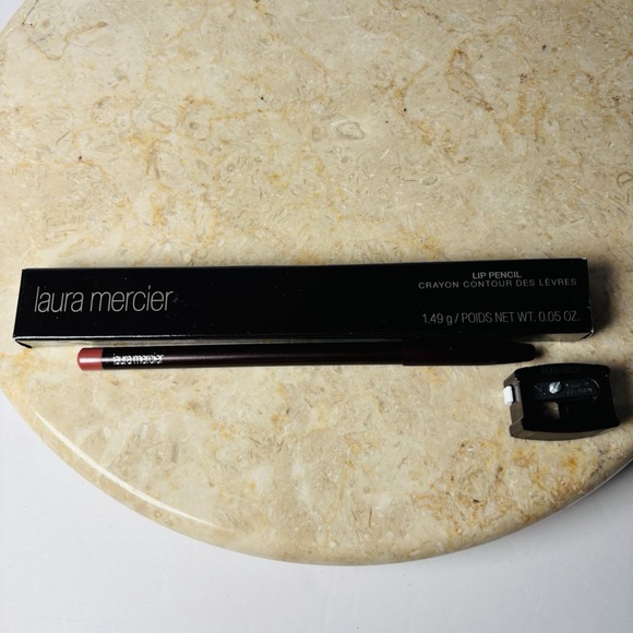 DAMAGE Laura Mercier Lip pencil NAKED 1.49G/.05OZ NIB +‎ Sharpener Longwear - Picture 1 of 4